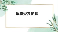 角膜炎及护理