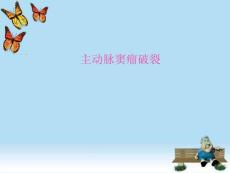 主动脉窦瘤破裂-课件