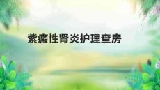 紫癜性肾炎护理查房