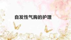 自发性气胸的护理