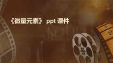 《微量元素》课件