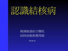结核-认识结核病课件