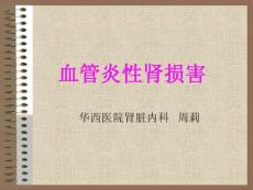 血管炎性肾损害