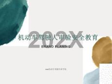 機動車駕駛人審驗安全教育培訓課件