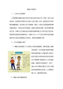 碘缺乏知识宣传