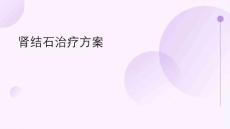 肾结石治疗方案