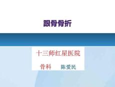 跟骨骨折课件