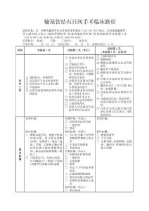 输尿管结石临床路径