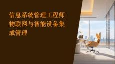 信息系統管理工程師物聯網與智能設備集成管理