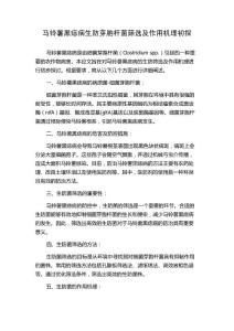 马铃薯黑痣病生防芽胞杆菌筛选及作用机理初探