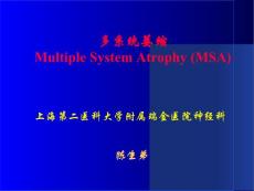 多系统萎缩作品.ppt