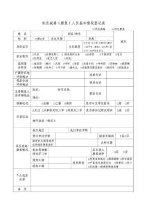 社區(qū)戒毒(康復(fù))人員基本情況登記表.doc