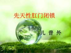 先天性肛门闭锁课件