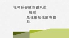 视神经脊髓炎及急性播散性脑脊髓炎