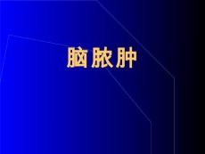 脑脓肿的影像学诊断