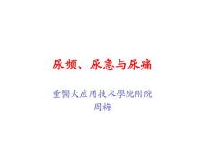 尿频尿急尿痛