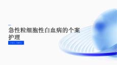 急性粒细胞性白血病的个案护理