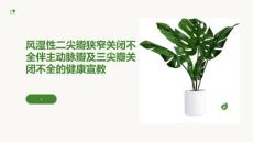 风湿性二尖瓣狭窄关闭不全伴主动脉瓣及三尖瓣关闭不全的健康宣教
