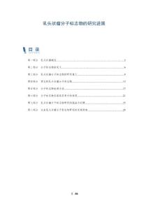 乳头状瘤分子标志物的研究进展