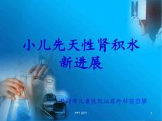 小儿肾积水 新进展 ppt课件【39页】