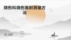 烧伤科烧伤面积测量方法