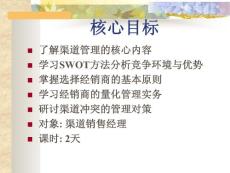 銷售渠道管理免費下載