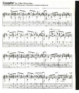 Coasting - Guitar Tab 吉他 (John Knowles)