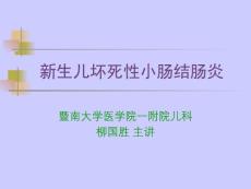 新生儿坏死性小肠结肠炎【30页】