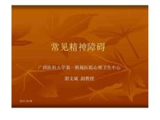 常见精神障碍