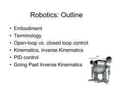 【机器人系列】Robotics Outline