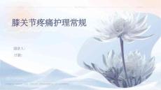 膝关节疼痛护理常规