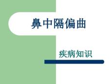 鼻中隔偏曲【18页】