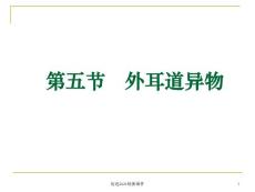 外耳道异物课件培训课件