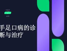 手足口病的诊断与治疗-手足口病诊疗技术