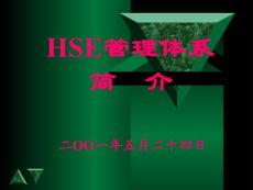 HSE管理体系介绍