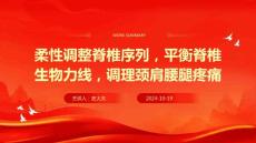柔性调整脊椎序列，平衡脊椎生物力线，调理颈肩腰腿疼痛