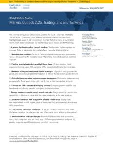 GOLDMAN SACHS - Markets-Outlook-2025-Trading-Tails-and-Tailwinds_CAIG