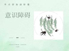 《意识障碍》课件