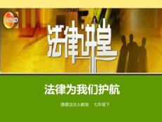 《法律為我們護航》(新部編人教版七年級下冊 政治  道德與法治)