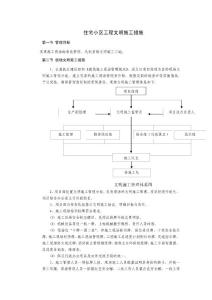 住宅小區(qū)工程文明施工措施
