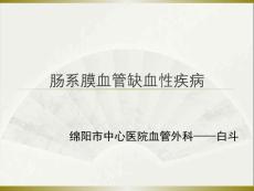 肠系膜血管缺血性疾病【24页】
