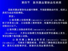肠系膜血管缺血性疾病【16页】
