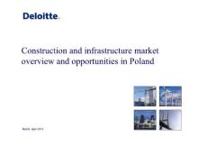 3. Construction and infrastructure market overview and opportunities in Poland(2012)