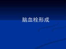 脑血栓形成讲解