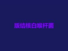 版结核白喉杆菌