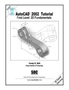 Autocad Tutorial Auto Cad 2002 2D 3D