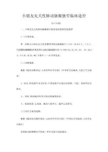 2025年儿童先天性肺动脉瓣狭窄