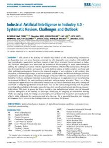 Industrial artificial intelligence in industry 4.0-systematic review, challenges and outlook