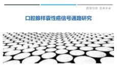 口腔腺样囊性癌信号通路研究-详解洞察