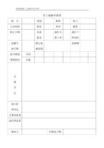 百家兼职团员工加薪申请表